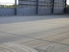 Floor finished after being laser levelled