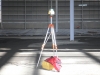 Laser gear on tripod