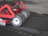 Close-up of drag scoop