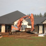 Contouring around house Contouring around house