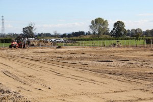 Feed pad before roughing out