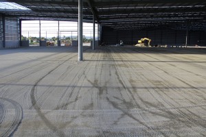 Laser levelled surface