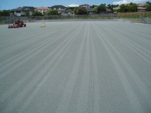 preparing base for Artificial turf
